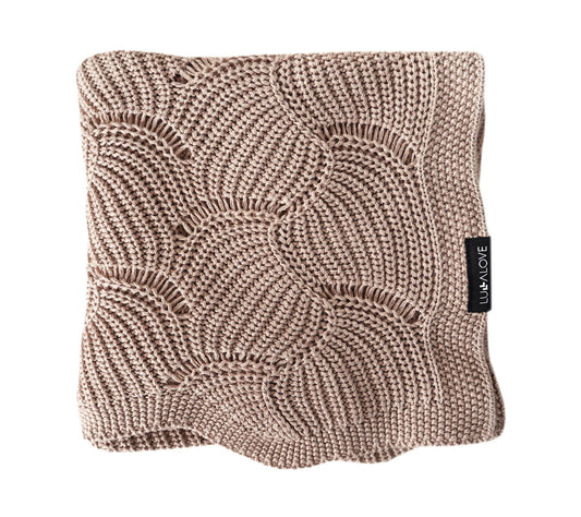 Newborn bamboo baby blanket beige