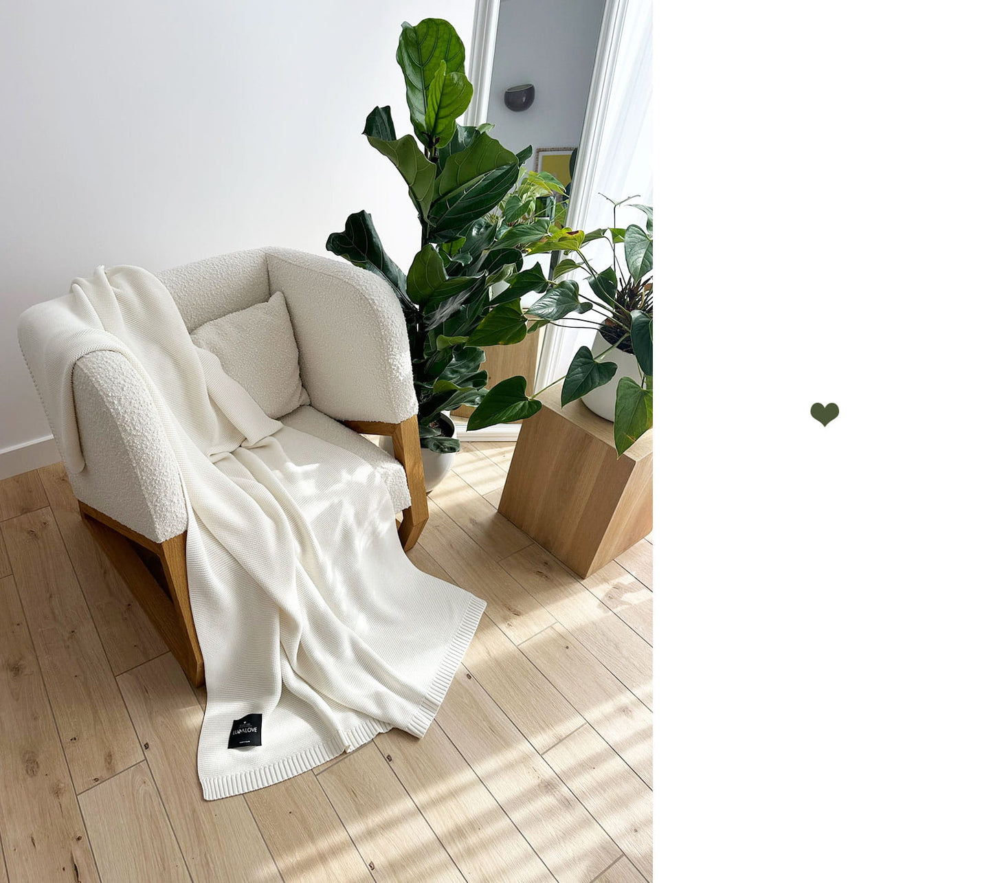 All-season bamboo blanket XL, 160x120 cm - coconut