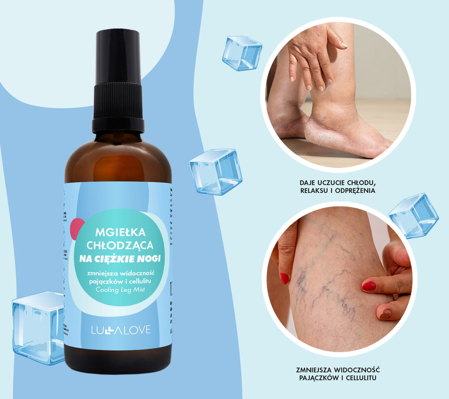 Cooling Mist for Heavy Legs
