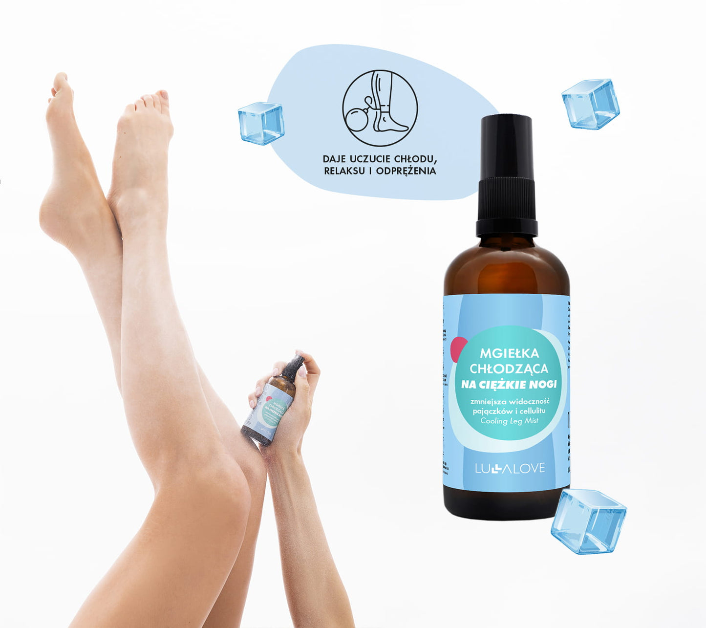 Cooling Mist for Heavy Legs