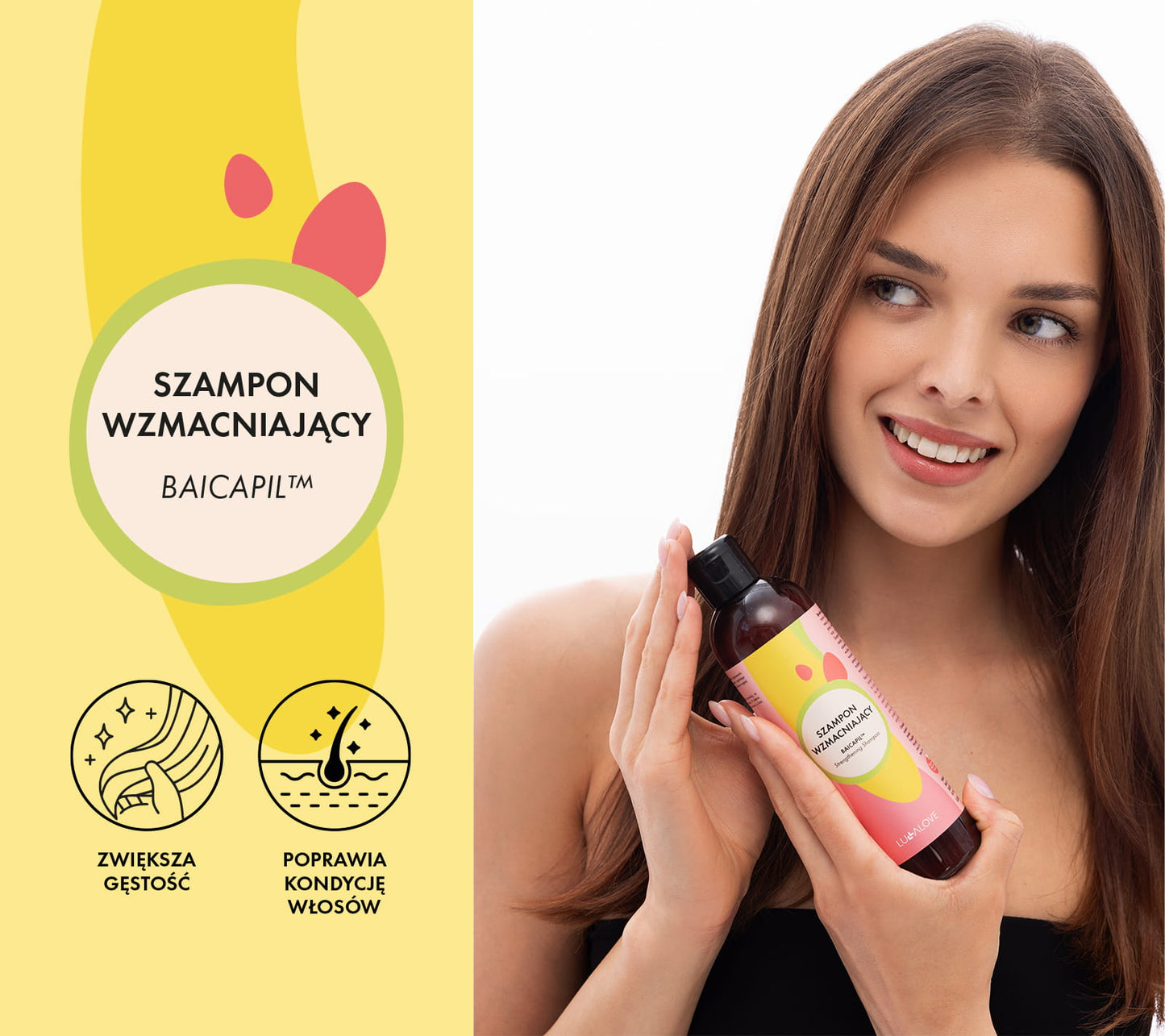 Strengthening Shampoo with Baicapil™ – Juicy Pomelo Scent