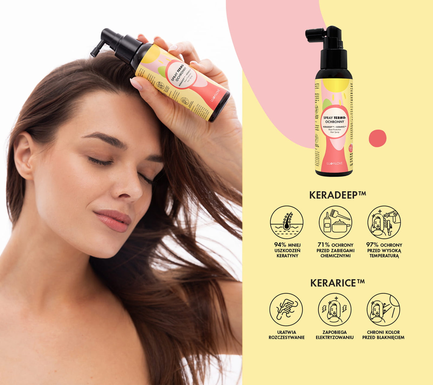 KERADEEP™ + KERARICE™ Thermal Hair Protection Spray