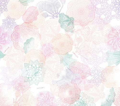 Baby sun hat - boho pink (100% cotton)