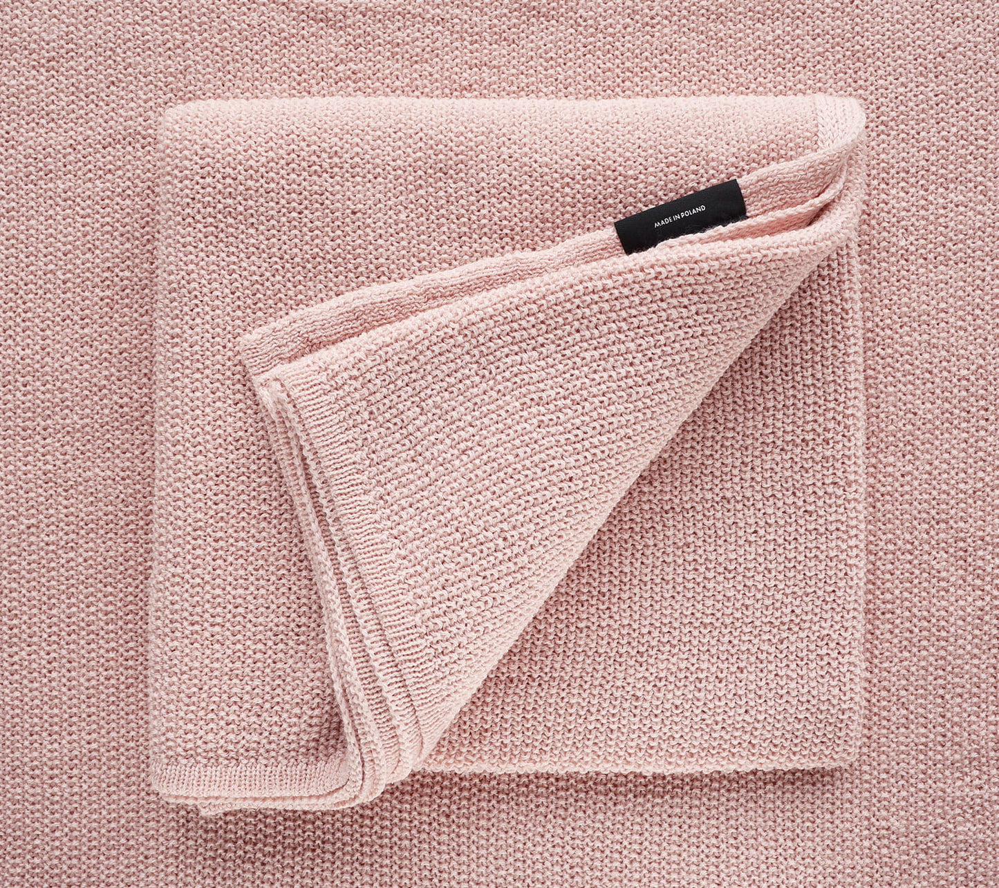 Light 100% Merino Wool Swaddle Blanket - Powder Pink