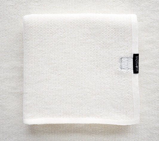 Light 100% Merino Wool Swaddle Blanket - Coconut