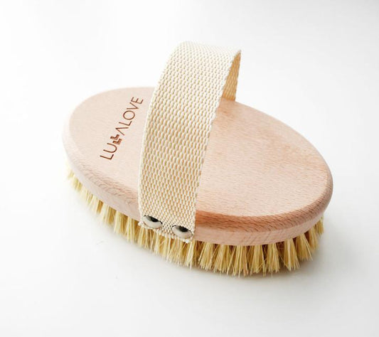 Natural dry massage brush - Lullalove UK
