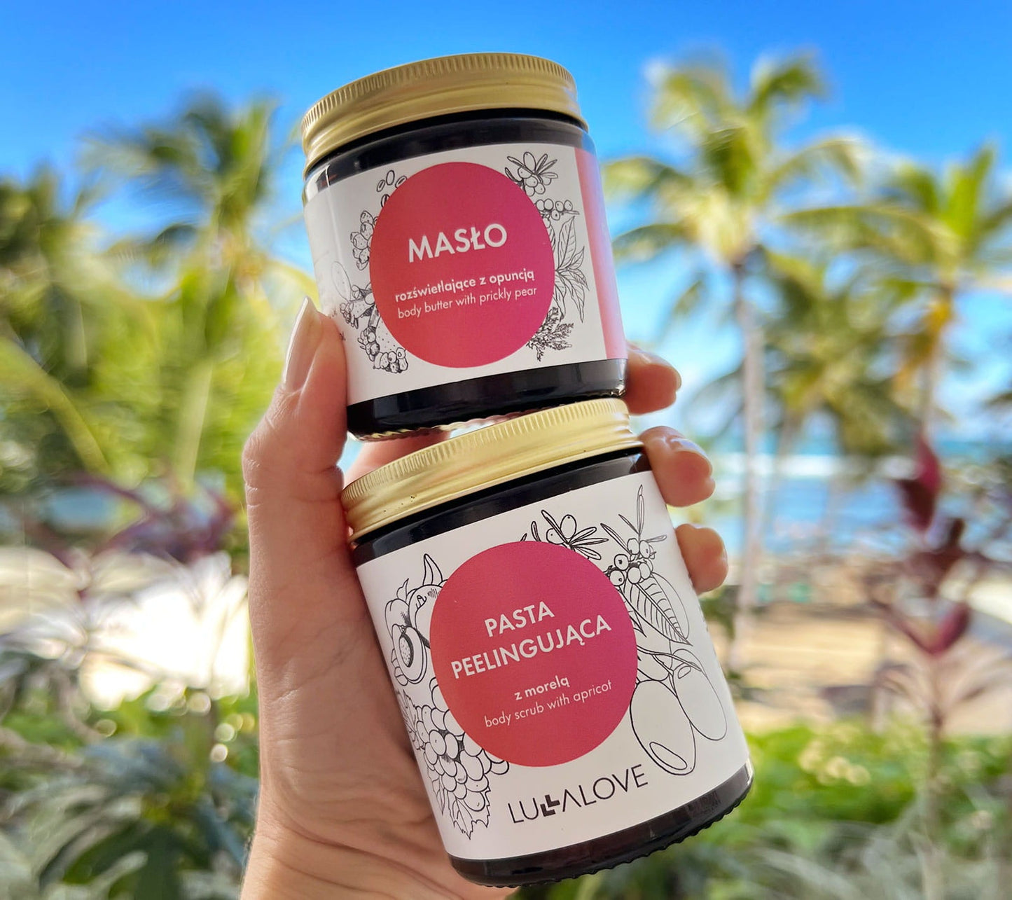 Illuminating body butter with prickly pear Cosmetics Lullalove
