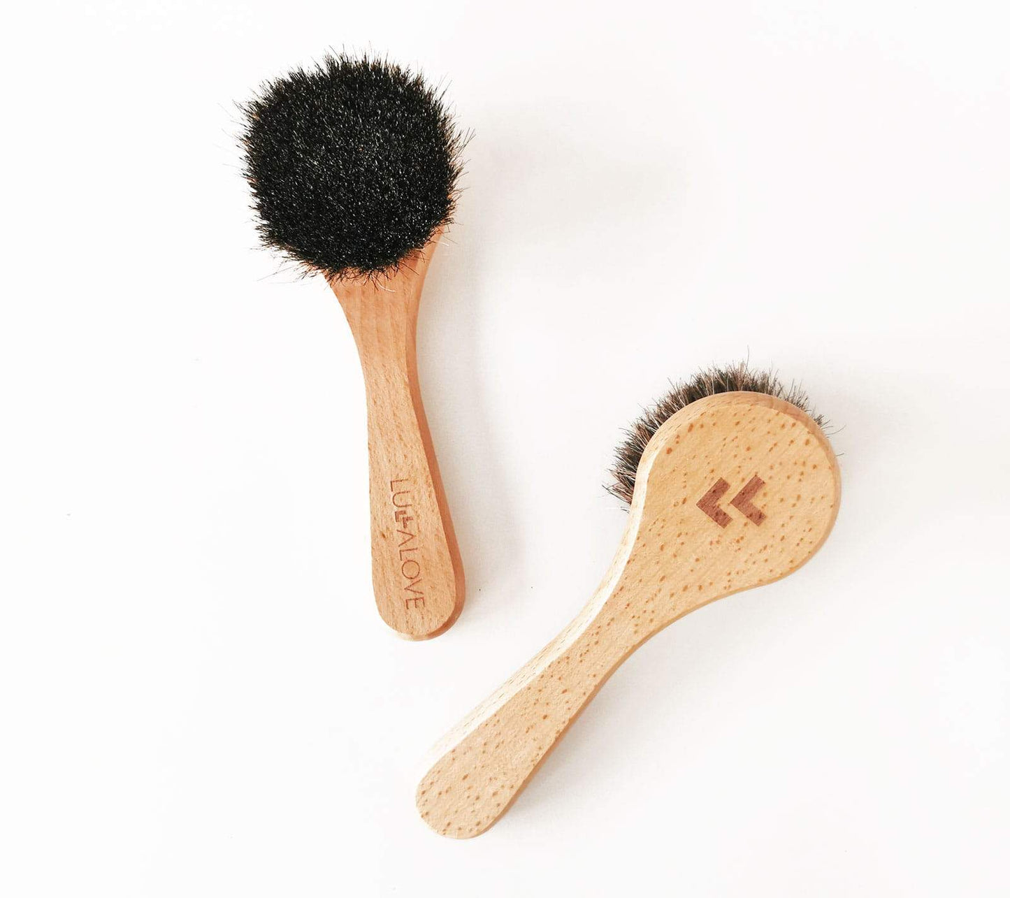 Professional face and neck brush - natural bristle Brush Lullalove
