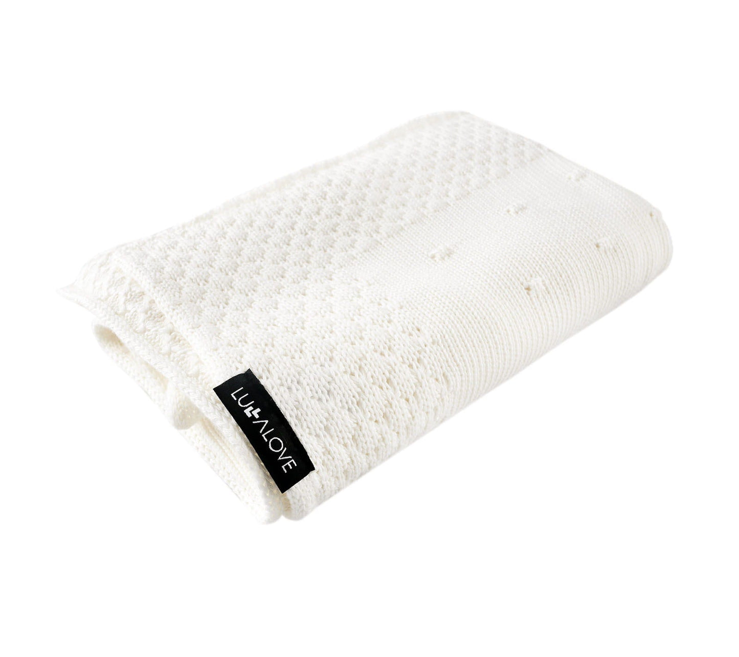 Soft All Season Bamboo Baby Blanket "Popcorn" - Coconut Blanket Lullalove UK