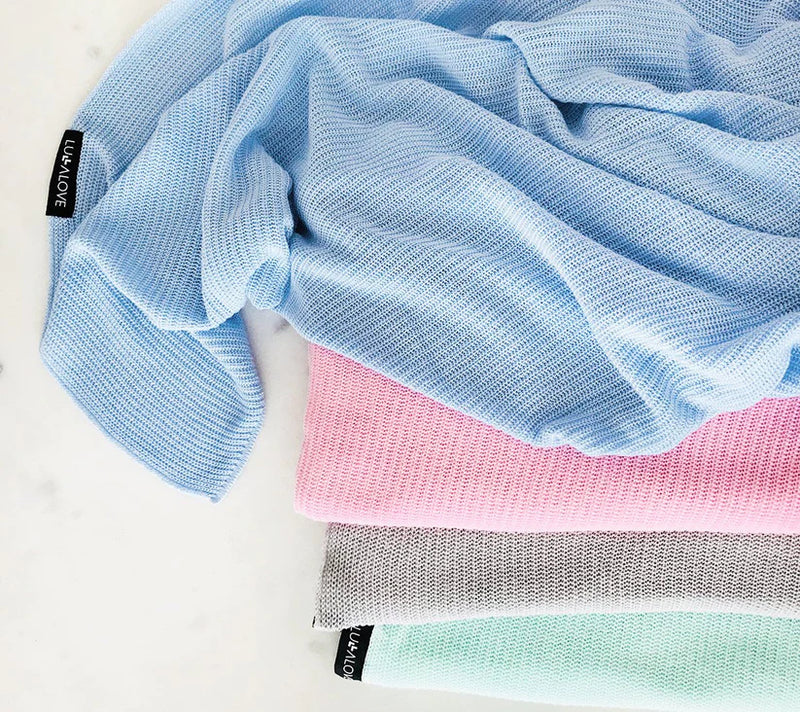 100% bamboo baby swaddle from Lullalove UK