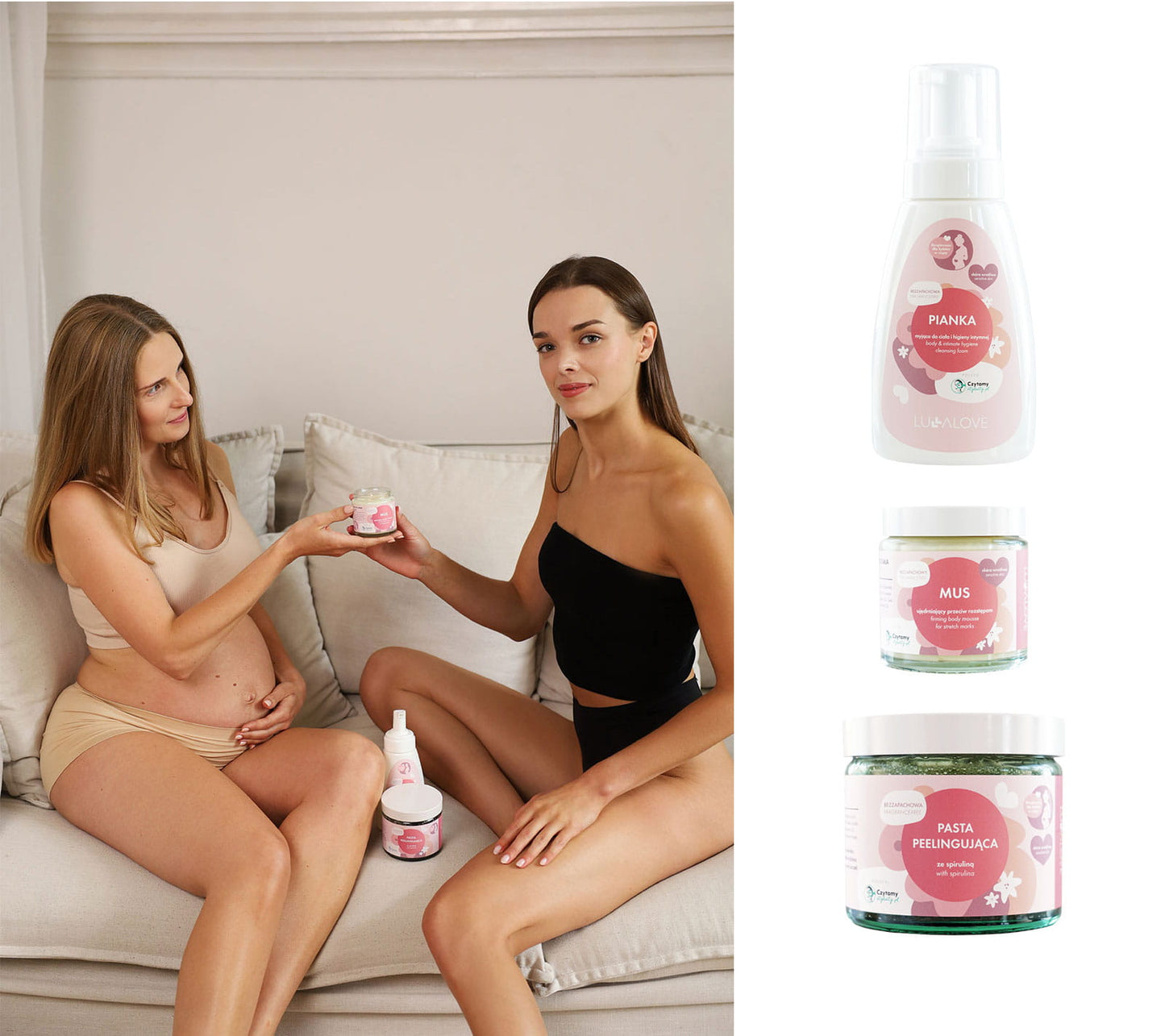 Washing foam for body & intimate hygiene
