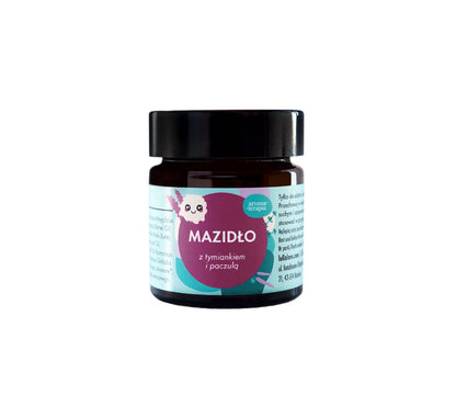 Herbal Chest and Body Rub Ointment with Thyme and Patchouli