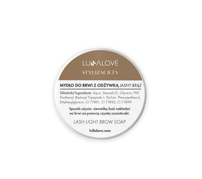 Eyebrow Styling Soap with Conditioner - Light Brown