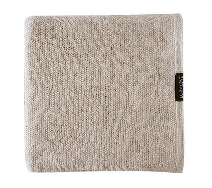 Light 100% Merino Wool Swaddle Blanket - Beige