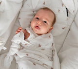 Large Muslin Baby Swaddle - Little Bunnies
