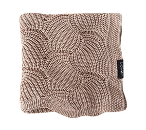 Cellular bamboo baby blanket - Caramel Beige - Seashell