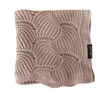 Cellular bamboo baby blanket - Caramel Beige - Seashell