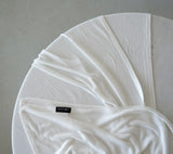 Light bamboo swaddle blanket Bunnies - Coconut