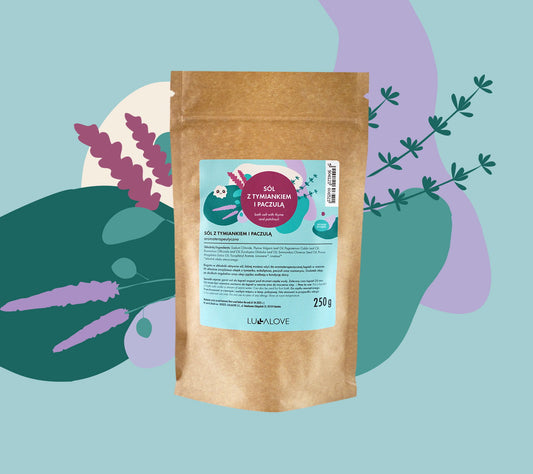 Bath Salts with Thyme and Patchouli