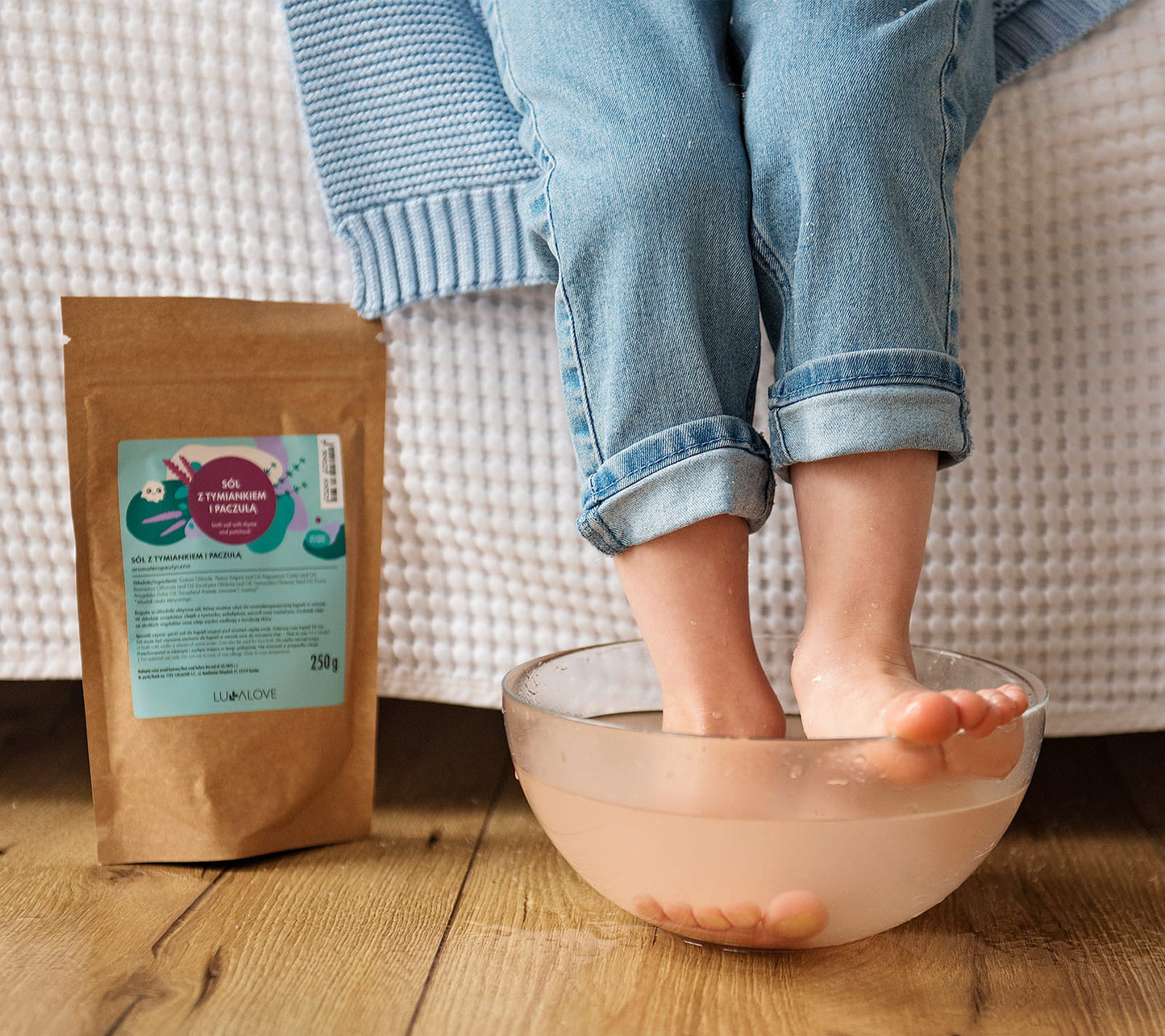 Bath Salts with Thyme and Patchouli