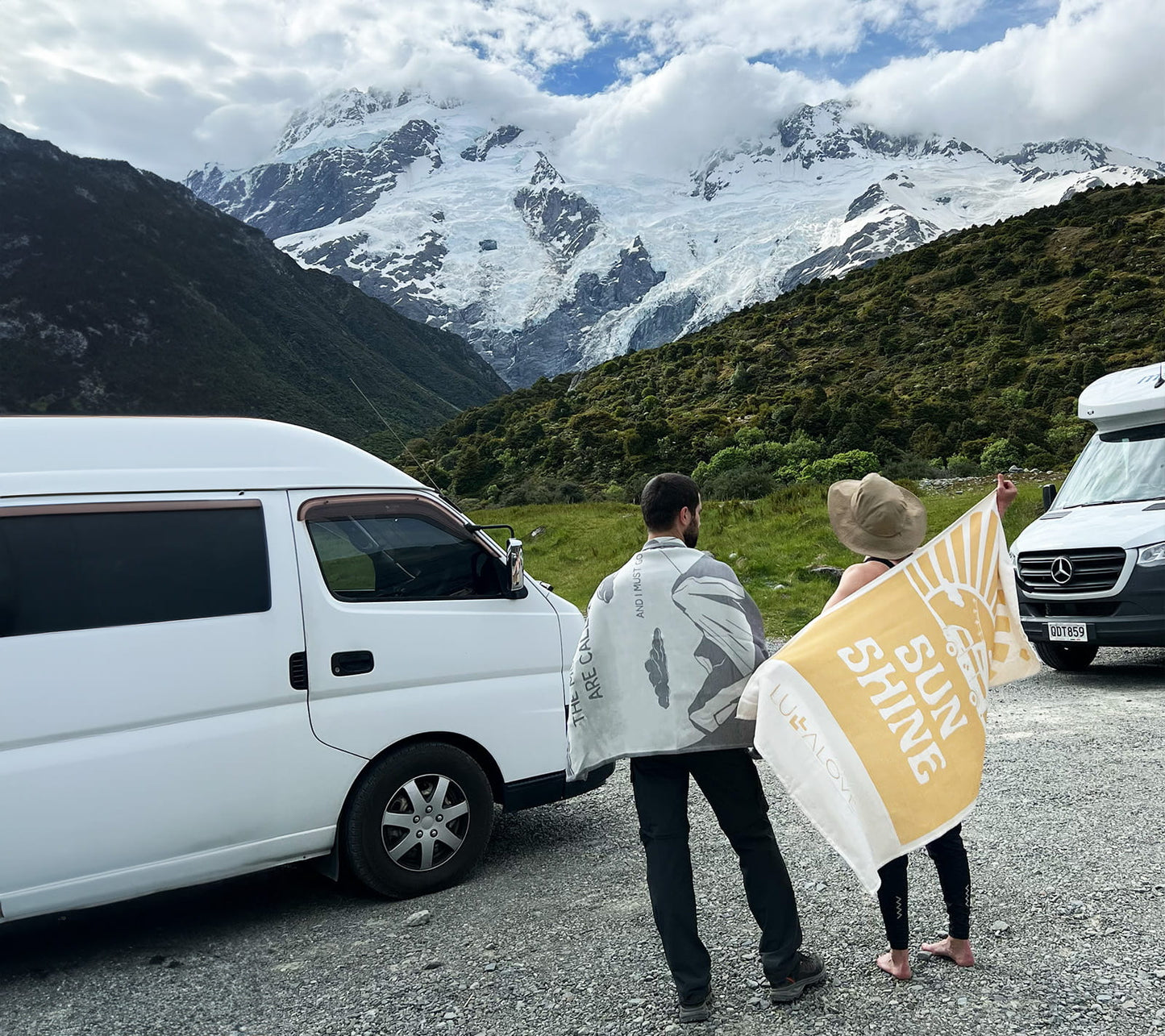 Light & Quick-drying Bamboo Towel - Campervan (2 sizes)