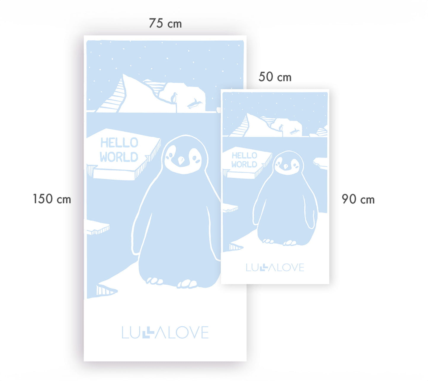 Light & Quick-drying Bamboo Towel - Penguin (2 sizes)