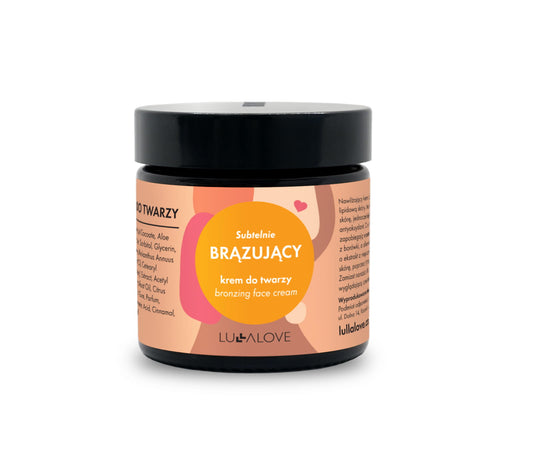 Face cream with light bronzing effect