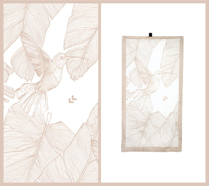 Light & Quick-drying Bamboo Towel - Hummingbird (2 sizes)