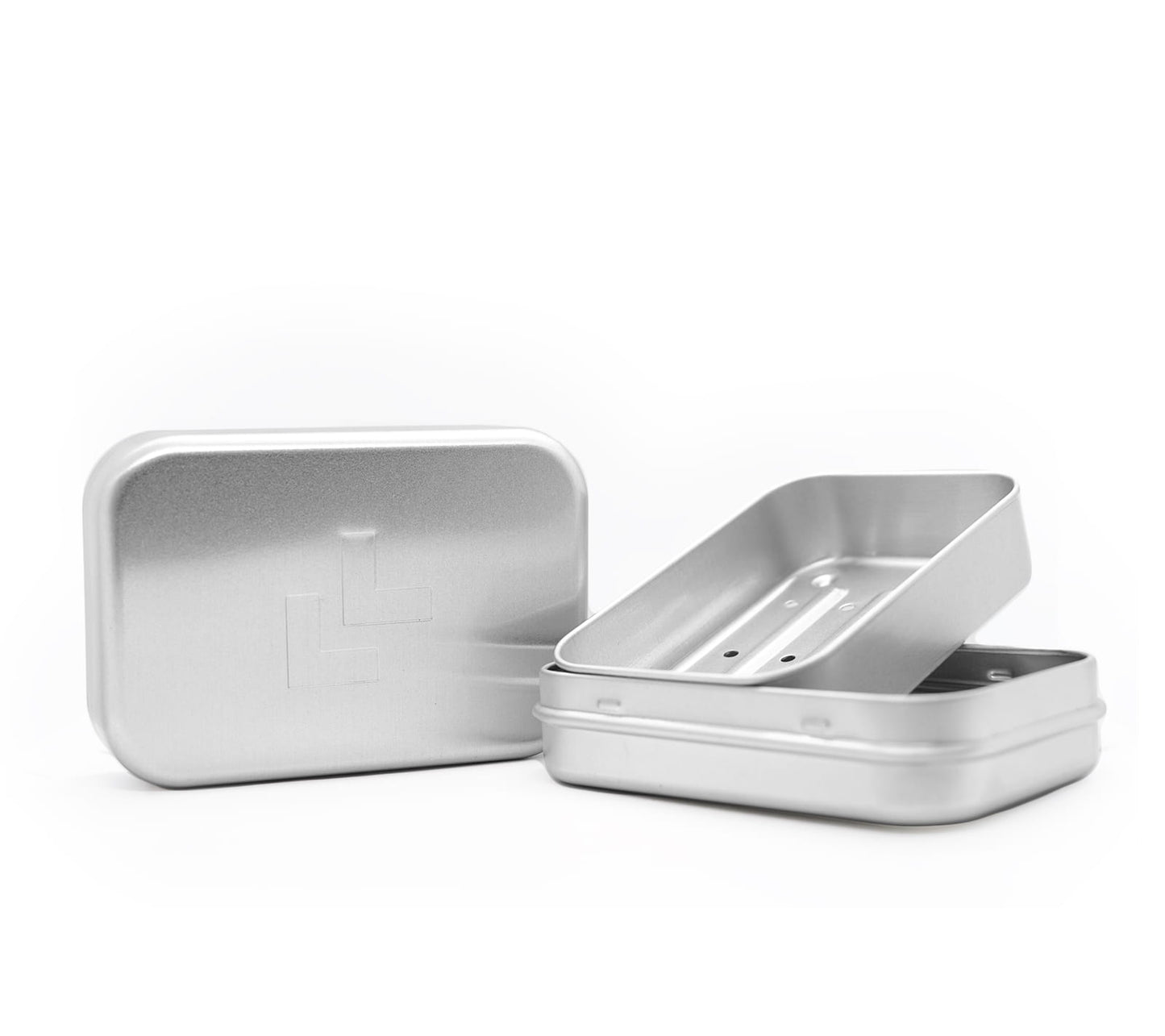Aluminium Soap Dish – Travel Tin for Solid Cosmetics