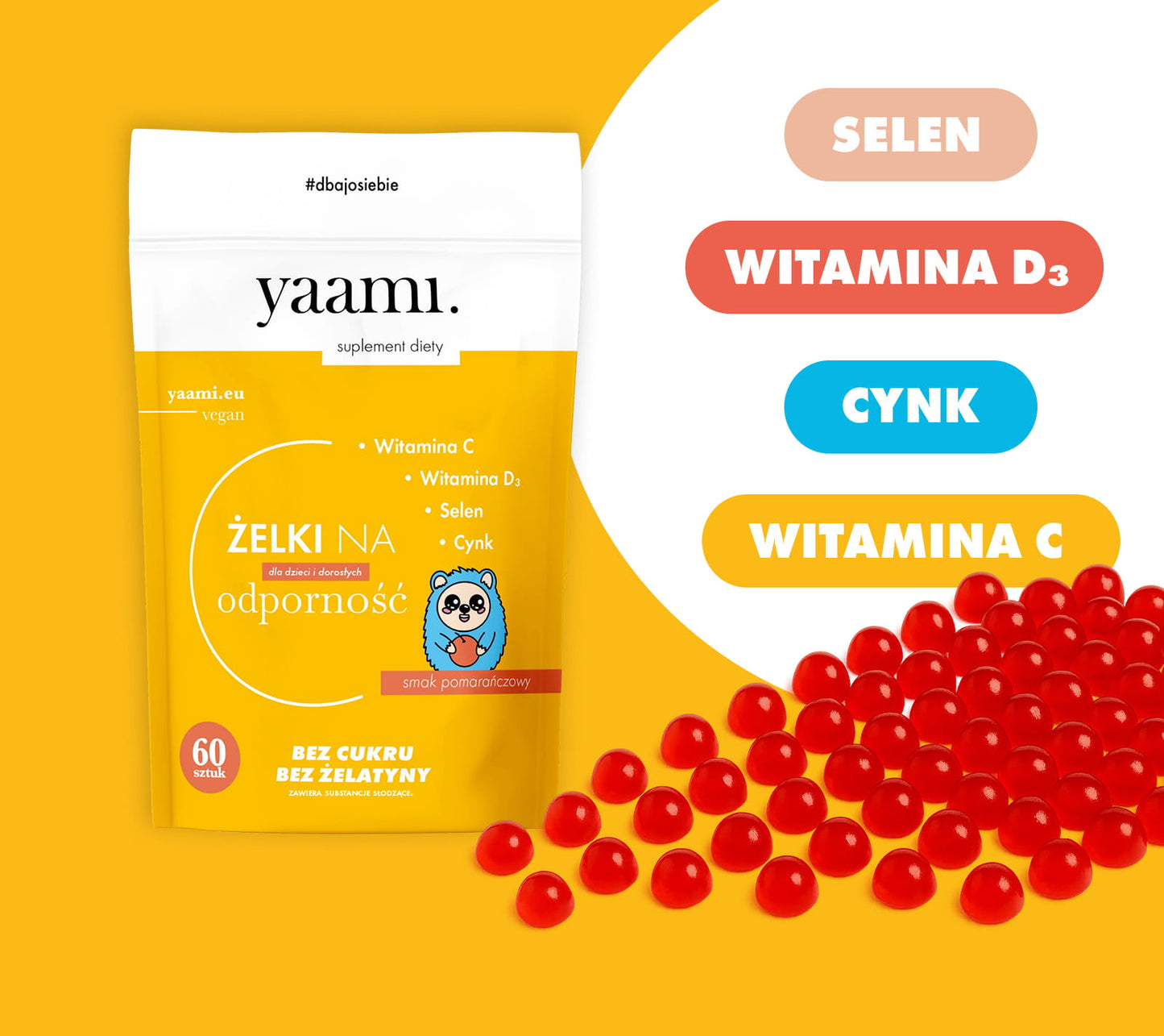 Yaami Immune Support Gummies for Children & Adults