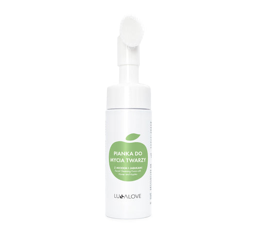 Honey & Apple Foaming Cleanser with Massage Brush