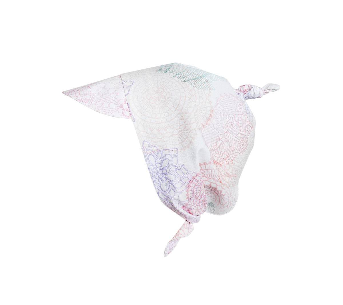 Baby sun hat - boho pink (100% cotton)