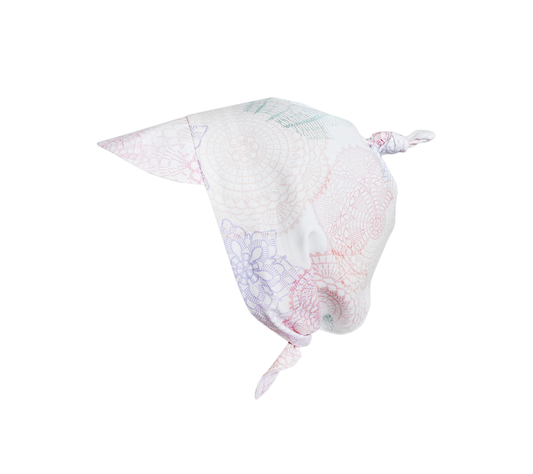 Baby sun hat - boho pink (100% cotton)