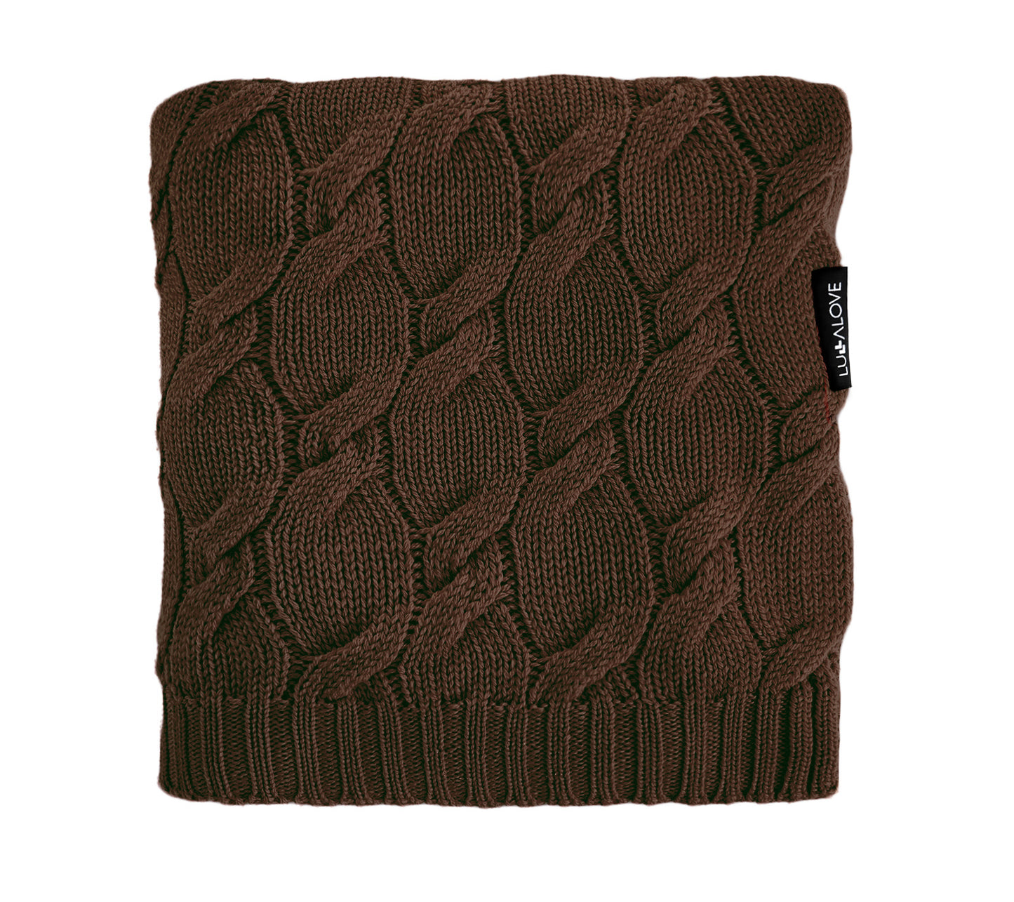 Merino Wool Baby Blanket - Chocolate