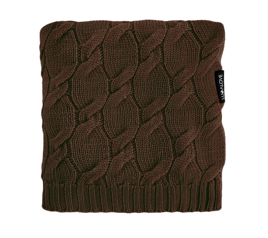 Merino Wool Baby Blanket - Chocolate