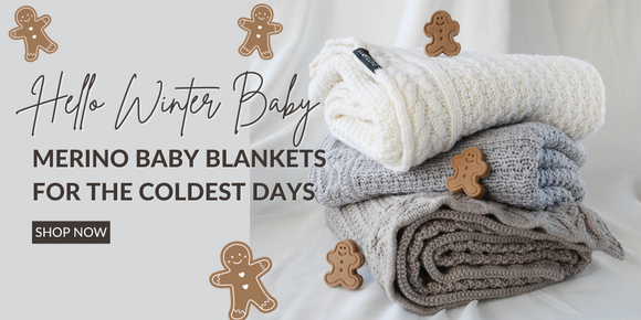 Merino baby blanket
