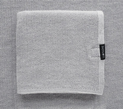 Light 100% Merino Wool Swaddle Blanket - Grey