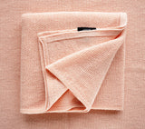 Light 100% Merino Wool Swaddle Blanket - Peach