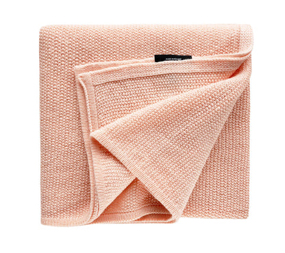 Light 100% Merino Wool Swaddle Blanket - Peach