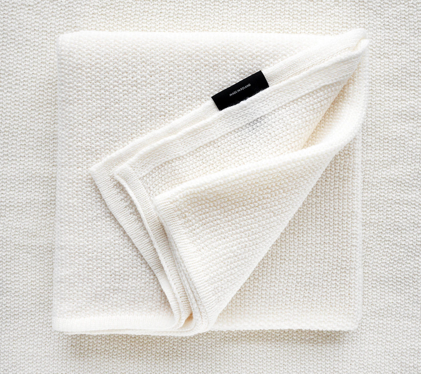 Light 100% Merino Wool Swaddle Blanket - Coconut