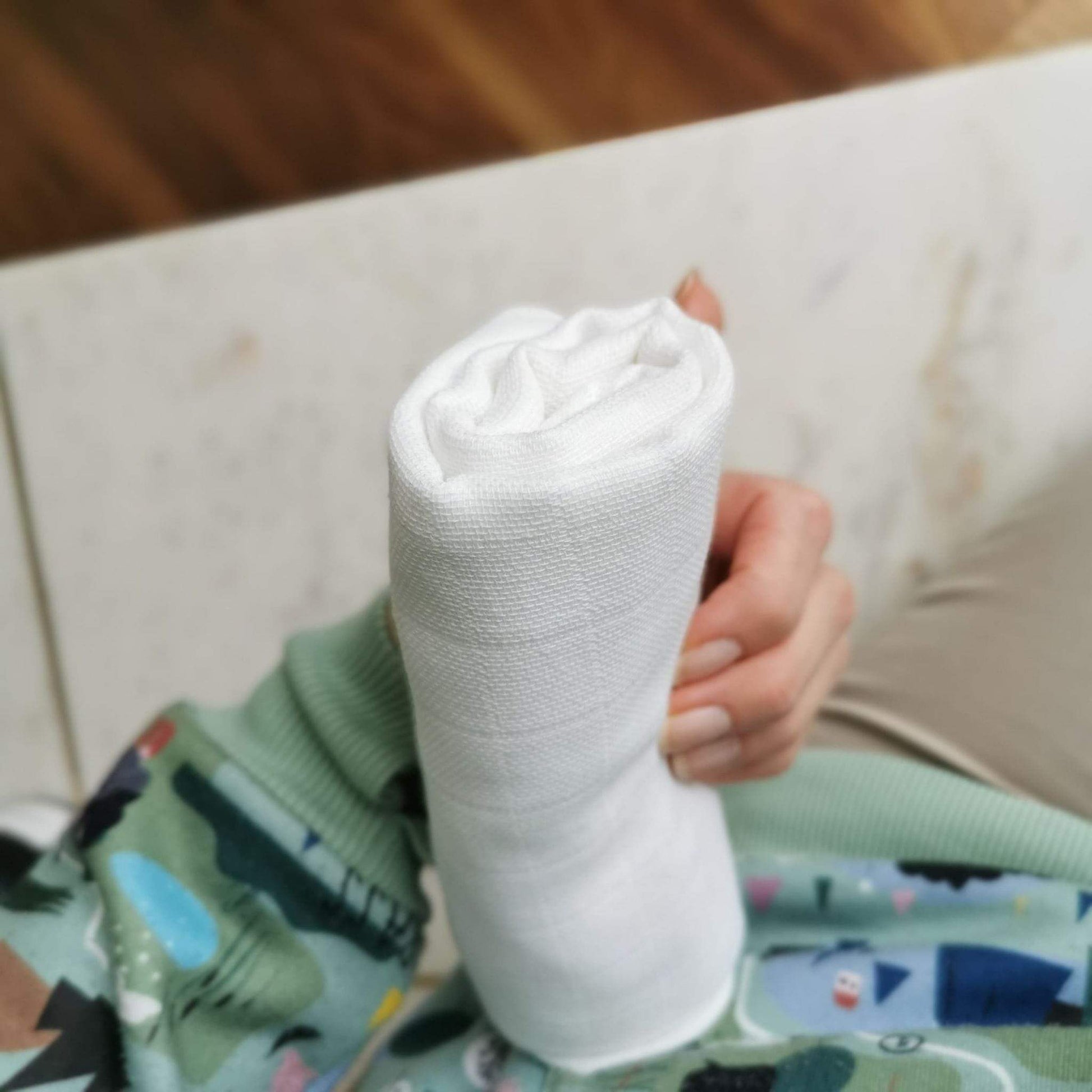 Baby muslin cloths - set of 4 - white Accessories Lullalove 