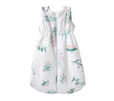 Baby sleeping bag 2.5 Tog (3-20 months) with hypo-allergenic silicone filling - herbs pink Sleeping bag Lullalove UK 