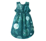 Baby sleeping bag 2.5 Tog (3-20 months) with hypo-allergenic silicone filling - Moon garden Sleeping bag Lullalove UK 