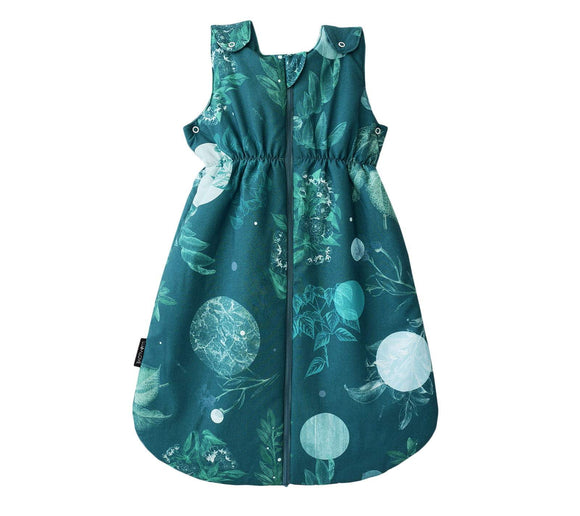 Baby sleeping bag 2.5 Tog (3-20 months) with hypo-allergenic silicone filling - Moon garden Sleeping bag Lullalove UK 