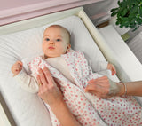 Baby sleeping bag 2.5 Tog (3-20 months) with hypo-allergenic silicone filling - pink flowers Sleeping bag Lullalove UK 