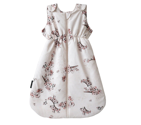 Baby sleeping bag 2.5 Tog (3-20 months) with hypo-allergenic silicone filling - Sakura Sleeping bag Lullalove UK 