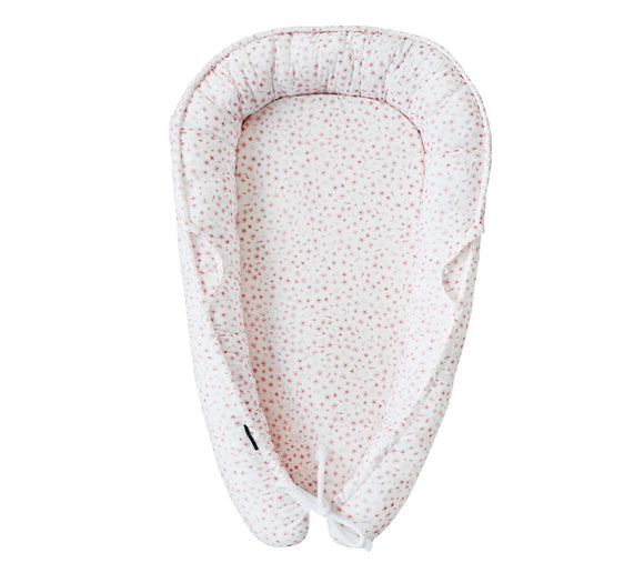 Baby sleeping nest - Pink flowers Sleeping nests Lullalove UK 
