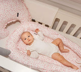 Baby sleeping nest - Pink flowers Sleeping nests Lullalove UK 