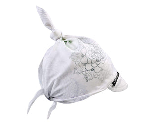 Baby sun hat - boho blue (100% bamboo) Hat Lullalove UK 