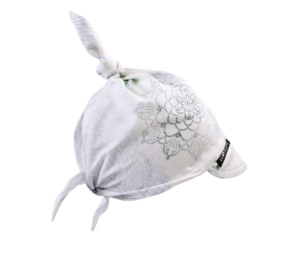 Baby sun hat - boho blue (100% bamboo) Hat Lullalove UK 